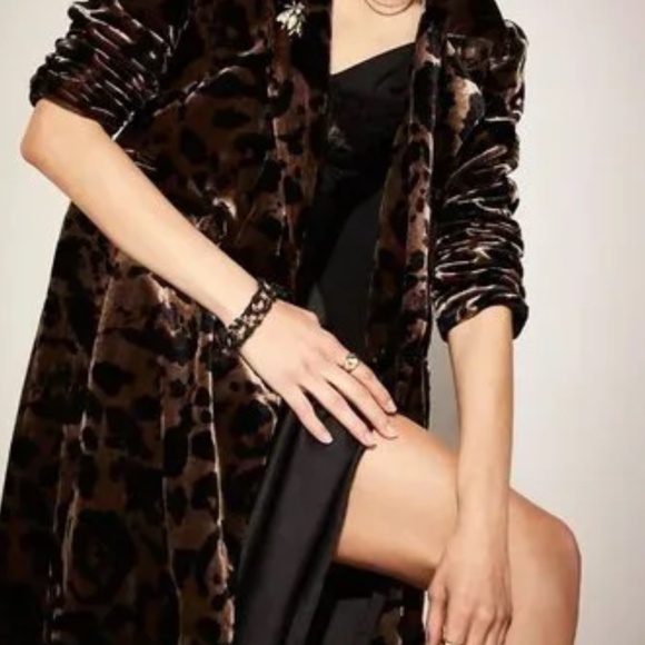 free people movement Jackets & Blazers - Free People Kate Velvet Duster Evening Jacket Size XS